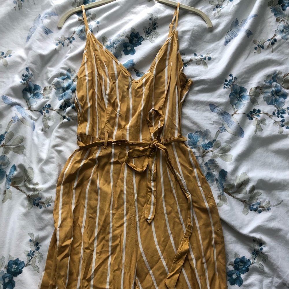 Yellow jumpsuit